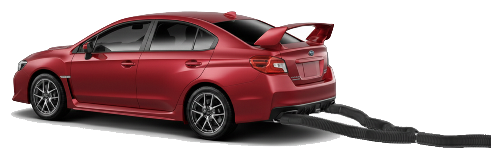 Crushproof exhaust system