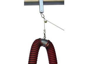 Rope and Pulley Overhead Exhaust System